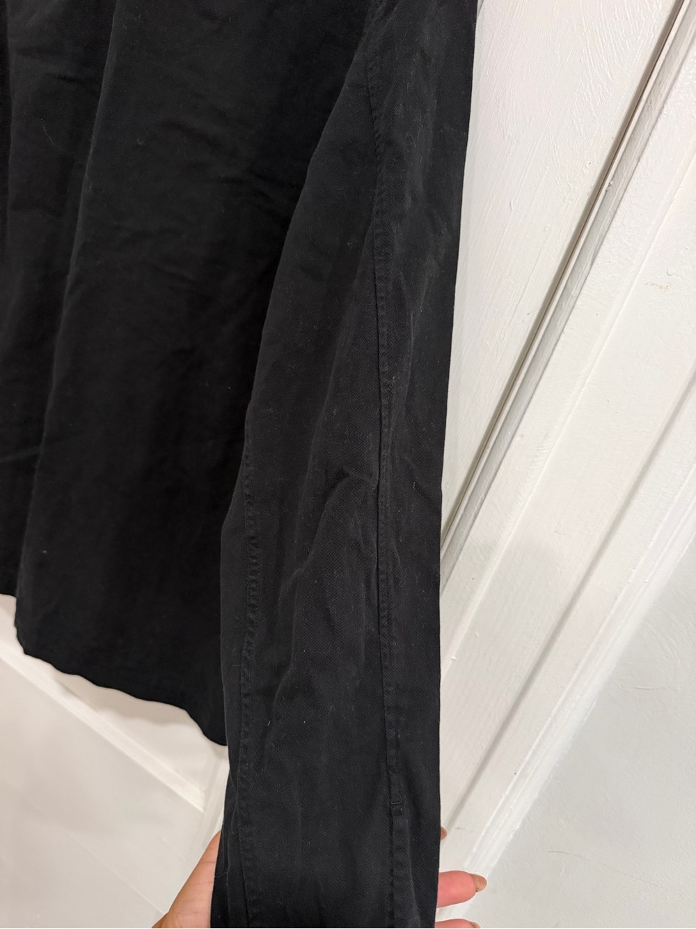 AllSaints Black Button-Down Overshirt - Picture 5 of 8